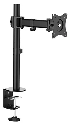 RICOO Monitorarm TS5611 - Flexible Monitorhalterung für 12-30 Zoll Bildschirme - Arme für Computermonitore, 360° drehbar und höhenverstellbar für optimale Ergonomie. Ideal für Home Office und Gamingstation.