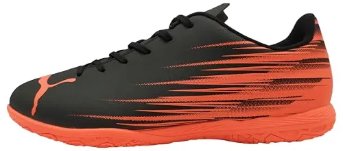 Puma ATTACANTO II IT Hallenschuhe schwarz Größe 44.5 EU - Der ATTACANTO II IT ist ein vielseitiger Fußballschuh mit strapazierfähigem Obermaterial und abriebfester Gummilaufsohle, ideal für Indoor-Spiele. Komfort und Langlebigkeit vereint!