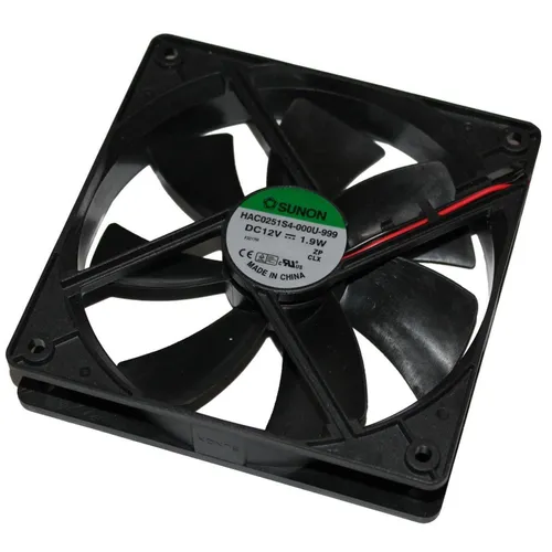 Lüfter 12V DC 1,9W 120x120x25mm 93,4m³/h 1600U/Min 93,4m³/h Sunon HAC0251S4-999