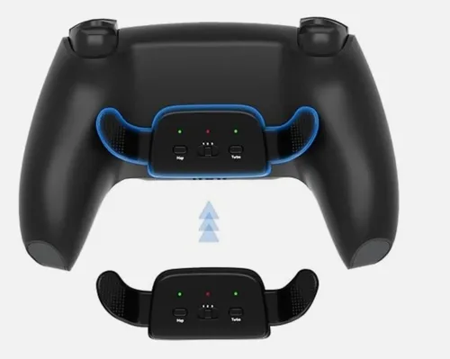 PlayStation 5 Wireless-Controller "DualSense" - weiß schwarz, innovative haptische Technologie für ein immersives Spielerlebnis