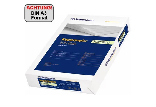 Soennecken Kopierpapier Standard 5533 DIN A3 80g weiß 500 Bl./Pack.