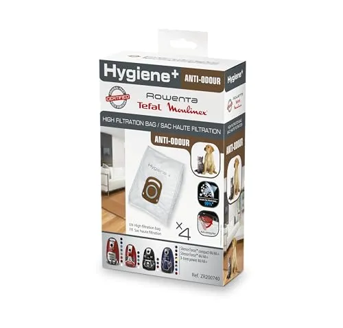 No Brand Box of 4 Anti-Odour Paperbag ZR200740, Home Cleaning Acc, Refer to The Product Construction Sheet, Weiß