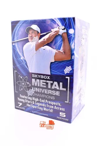 UPPER DECK 2023 Skybox Metal Universe Champions Mass Blaster - OVP Trading Card Displays mit 35 hochwertigen Basketball-Sammelkarten, inklusive Autogramm von Michael Jordan – ein Muss für jeden Fan!
