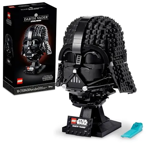 LEGO Star Wars Darth Vader Helmet 75304 Collectible Building Toy, New 2021 (834 Pieces)