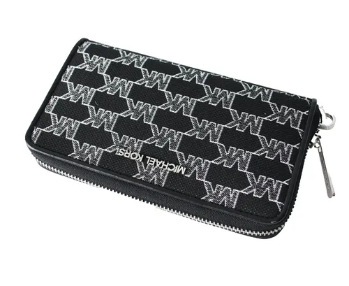 MICHAEL KORS Portemonnaie JET SET TRAVEL LG FLAT CASE black multi