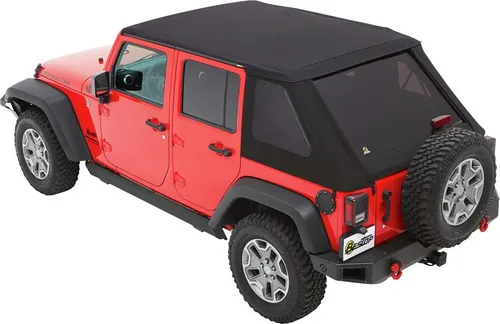 Bestop Trektop NX Plus Factory Style Black Diamond Wrangler JK Unlimited 07-