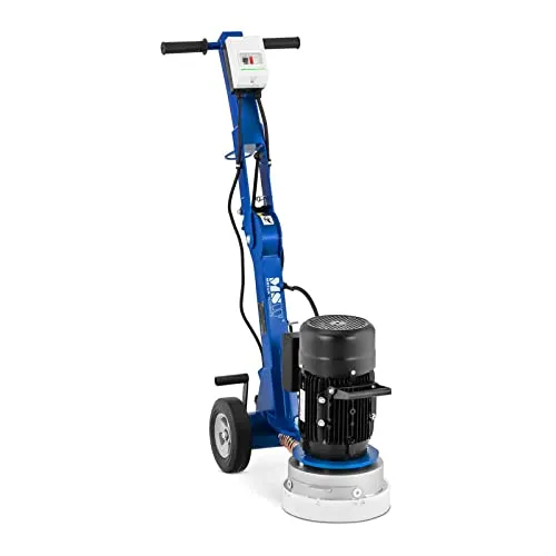 MSW Multischleifer Bodenschleifer 250 mm - Schleifmaschinen - Leistungsstarker Betonschleifer mit 2.200 W, ideal für Nass- und Trockenschliff, sorgt für glatte Oberflächen und ist mobil dank höhenverstellbarem Griff und großen Rädern.