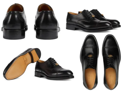 GUCCI Interlocking Derby Shoes Loafers Sneakers Brogue Schuhe Mocassin Slippers