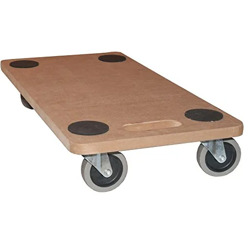 BigDean Möbelroller 250kg - Praktisches Rollbrett für schwere Lasten - Materialtransporter mit einer Traglast von 250kg, ausgestattet mit 4 Antirutsch Pads für sicheren Halt und einem praktischen Tragegriff für einfachen Transport.