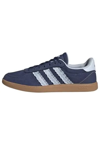 Adidas Damen BREAKNET Sleek Shoes, Dark Blue/Crystal Sky/GUM10, 40 2/3 EU