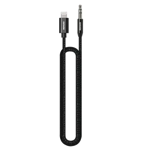 Norauto Audiokabel mit Lightning-Buchse, 1,2 m, Schwarz