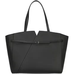 BOSS Revers Tote - Eleganter Shopper 37 cm in Schwarz - Die BOSS Revers Tote vereint stilvolles Design mit hochwertiger Verarbeitung. Aus genarbtem Leder gefertigt, bietet sie eine edle Haptik und praktische Innenausstattung für eine optimale Organisation.