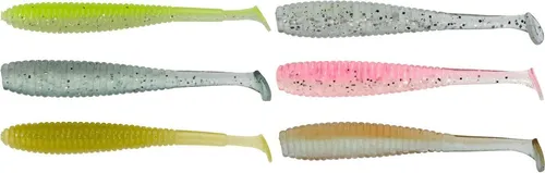 Illex I SHAD Tail 2,8' 7cm 1,6g - 10 Gummifische     , Illex Farben:Pink Pearl Silver