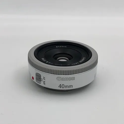 Canon EF 6310B005 40 mm F/2.8 STM Objektiv Weiß