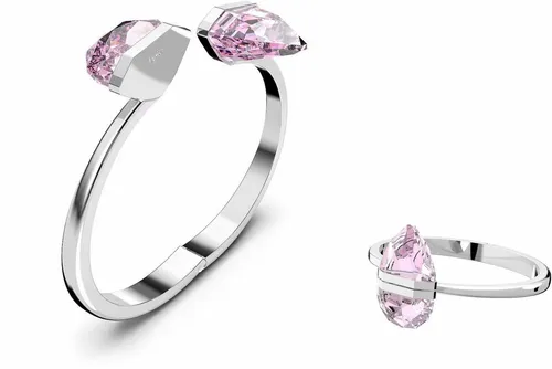 Eleganter Armreif Swarovski 5615112 Grau M - Armband für Damen, stilvoller grauer Armreif aus Swarovski-Kristallen, perfekt für besondere Anlässe und jeden Tag.