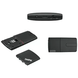 Lenovo ThinkPad X1 Maus - Bluetooth Optisch, 2-in-1 Presenter mit Gyro-Technologie und virtuellem Laser-Pointer für Präsentationen
