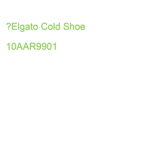 Elgato Cold Shoe – Einstellbare Halterung für Lampen und Mikrofone - Lichtstative & -galgen, voll einstellbar mit 180° Neigung und 360° Drehung, ideal für Fotografie und Videoproduktion.