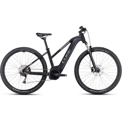 Cube Reaction Hybrid Performance 500 Trapez - E-Mountainbike in Schwarz/Grau XL - E-Bike für Abenteuerlustige: Das Cube Reaction Hybrid Performance bietet eine moderne Optik und eine spezielle Trapez-Rahmengeometrie für mehr Komfort und Stabilität beim Fahren.