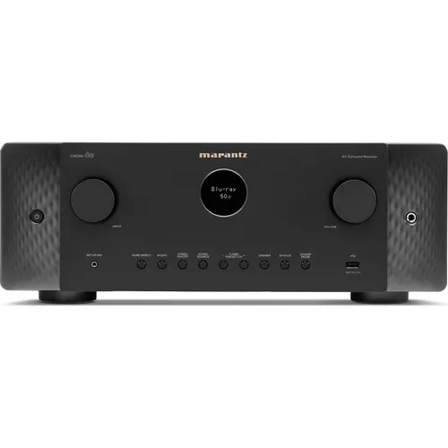 MARANTZ CINEMA60 schwarz AV-Receiver 7.2-Kanal - Receiver mit Dolby Atmos und DTS:X, bietet ein beeindruckendes Klangerlebnis für Heimkinos und Musikliebhaber.