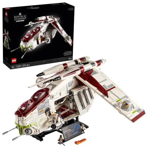 LEGO Star Wars Republic Gunship (75309) - Beeindruckendes LEGO Set für Star Wars Fans. Mit authentischen Funktionen, zwei Cockpits und Platz für Minifiguren – ideal zum Ausstellen und Spielen.