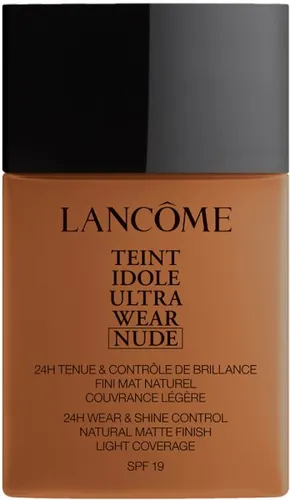 Lancôme Teint Idole Ultra Wear Nude 12 Ambre - 40 ml Flüssige Foundation - Grundierung mit langanhaltender, atmungsaktiver Formel für jeden Hauttyp, die ein natürlich mattes Finish bietet und bis zu 24 Stunden hält.