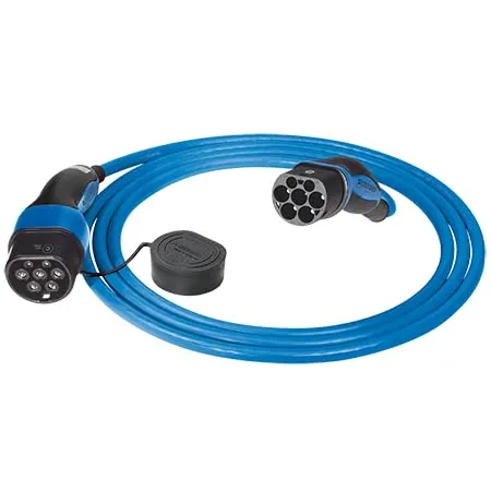 Mennekes Ladekabel Mode 3 Typ 2 32A 7,5m - Wallboxen - Hochwertiges Ladekabel mit 7,5 m Länge, ideal für schnelles und sicheres Laden von Elektrofahrzeugen.