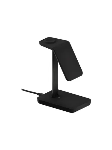 TwelveSouth HiRise 3 Black (10 W) - Elegantes Wireless Charger - Wireless Charger für alle Qi-fähigen Geräte, bietet schnelles Laden mit 10 W und stilvolles Design für den perfekten Arbeitsplatz.