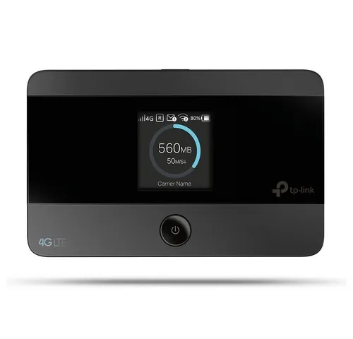 TP-Link M7350 4G LTE WLAN Router - Mobiler Hotspot für bis zu 15 Nutzer, 2550mAh Akku für bis zu 10 Stunden Nutzung und duale WLAN-Frequenz