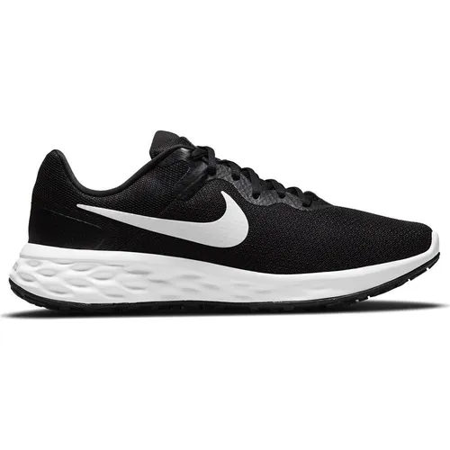 NIKE Revolution 6 Next Nature Herren Laufschuhe Schwarz 41 - Hochwertiger Herren Laufschuh von Nike, gefertigt aus recycelten Materialien. Komfortable Polsterung und atmungsaktives Mesh sorgen für ein angenehmes Laufgefühl. Ideal für Training und Alltag.