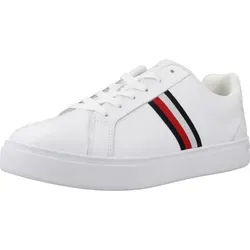 Tommy Hilfiger Damenschuhe Schnürer für lose Einlagen - Weiß - Größe 38 EU - Elegante Tommy Hilfiger Schnürer in Weiß, ideal für den Alltag. Aus hochwertigem Leder gefertigt, bieten sie Komfort und Stil in jeder Situation.