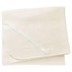 Matratzenschutzbezug Molton Cotonea, Molton Matratzenschoner aus Bio Baumwolle beige 70 cm x 140 cm x 1 cm