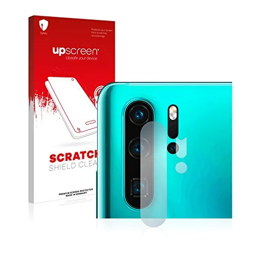 upscreen Schutzfolie für Huawei P30 Pro (NUR Kameraschutz) – Made in Germany, Kristall-klar, Kratzschutz, Anti-Fingerprint