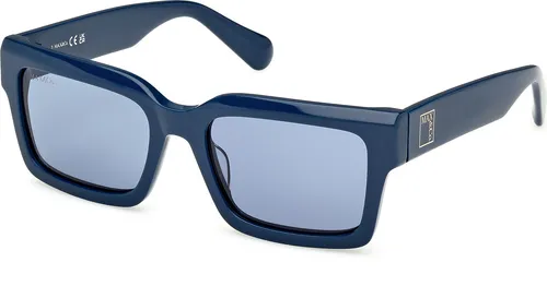 Max &Co MO0132 90V shiny blue 53/18/135 Damen Sonnenbrillen
