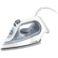Braun Dampfbügeleisen TexStyle 3 SI 3054 GY - 2400 W, 3D BackGlide Bügelsohle für 360° Gleitfähigkeit, Anti-Kalk-System und automatische Sicherheitsabschaltung
