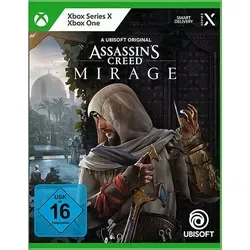 Assassin's Creed Mirage [Xbox One, Xbox Series X] - Uncut - Spiele für Xbox Series X & S, erlebe ein packendes Action-Adventure, das dich in das Goldene Zeitalter Bagdads entführt und die Transformation eines jungen Mannes zum Meisterassassinen zeigt.