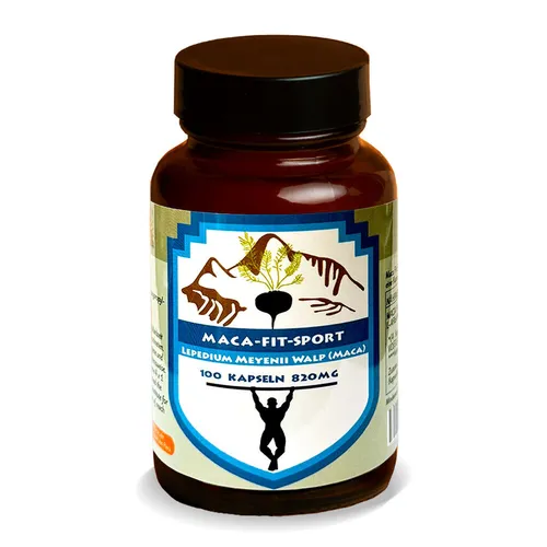 Maca Sport, Schwarz Maca + L-Arginin Original aus Peru, 820mg