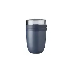 MEPAL Thermo Lunchpot ELLIPSE - Isolier-Lunchbox mit 2 Behältern, hält Speisen bis zu 10 Stunden warm und 16 Stunden kalt, ideal für unterwegs