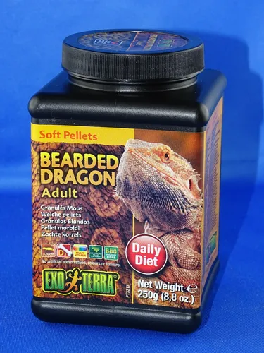 Exo Terra PT3217 Bearded Dragon Adult Soft Pellets 250g  MHD abgelaufen
