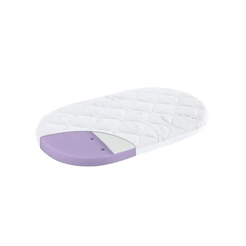 Träumeland KINDERWAGEN Brise Light - Ovalmatratze für Hartan - Matratzen für Kinderwagen, 33 x 78 x 6 cm, atmungsaktiv und ergonomisch für einen gesunden Schlaf Ihres Babys.