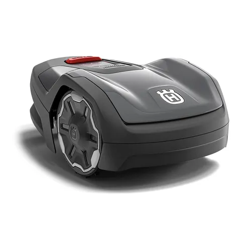 Husqvarna Automower Aspire R4 - Rasenmäher für Flächen bis 400 m², bietet präzisen Schnitt, Frostsensor und Smartphone-Steuerung. Ideal für stressfreies Mähen selbst bei Hanglagen.