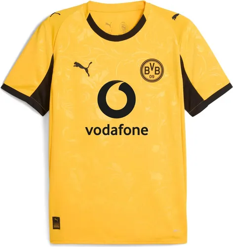 PUMA Trainingsshirt Borussia Dortmund 25/26 Cup Trikot Herren gelb S (44/46) - Fußball-Fanartikel, bequemes Kurzarm-Trikot für Fans von Borussia Dortmund, aus 100% Polyester für besten Tragekomfort.