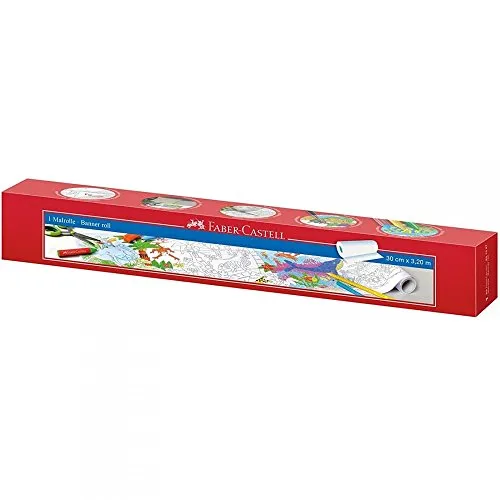 Faber-Castell 201397 - Malrolle mit Dschungel- und Unterwasserwelt