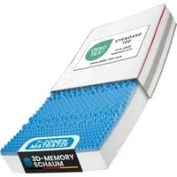 FLEXX Kaltschaum Matratze 160x200 cm - Matratzen mit 7 Zonen für optimale Druckentlastung und individuellen Schlafkomfort dank 3D Memory Foam und wendbarem Härtegrad.