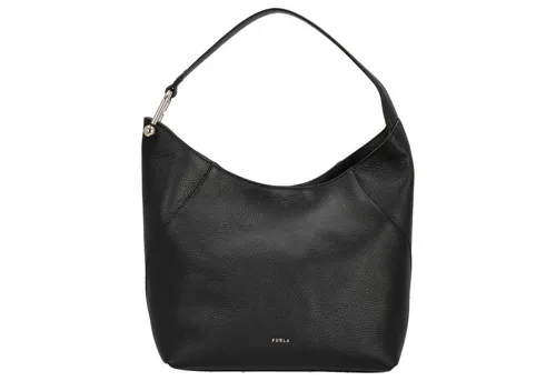 Furla Handtasche Lara M Hobo - Elegante Schultertasche in Nero - Stilvolle Schultertasche aus hochwertigem Leder, perfekt für den Alltag. Mit ihrem eleganten Design ist sie ein echter Hingucker und bietet ausreichend Platz für persönliche Dinge.