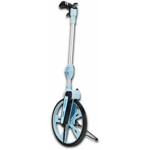 hedue Laufrad MR3 - E806 - Robustes Messrad mit ergonomischem Revolvergriff und großem Raddurchmesser für präzise Messungen bis 9.999,9 m. Ideal für Baustellen und Gelände, zusammenklappbar auf nur 53 cm.