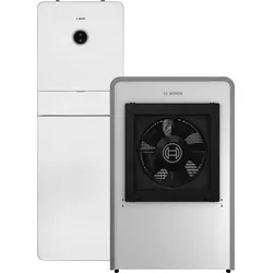 Junkers Bosch Luft/Wasser-Wärmepumpe Compress CS7000iAW 7 IRMS-S, 6,2 kW - Hocheffiziente Luft/Wasser-Wärmepumpe für Innenaufstellung, ideal für platzsparende Installation. Besonders leise im Betrieb und mit einfacher Steuerung via App.