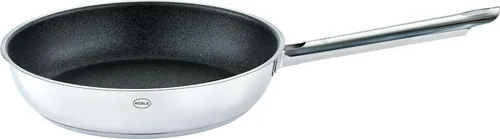 RÖSLE Bratpfanne PUREELEMENTS 24cm mit PTFE ProResist - Die Rösle PUREELEMENTS Bratpfanne (24 cm) überzeugt mit hochwertiger Antihafttechnologie und elegantem Edelstahl-Design. Ideal für fettfreies Braten und einfache Reinigung – für jeden Herdtyp geeignet!