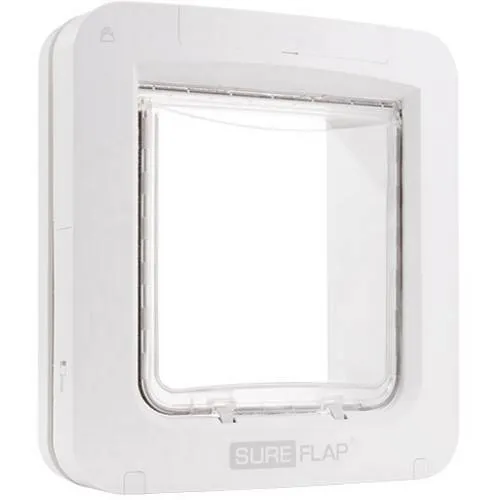 Sure Petcare SureFlap Mikrochip-Haustierklappe Connect - Hundeklappen mit Mikrochip- und RFID-Erkennung, steuerbar über die Sure Petcare App für mehr Freiheit und Sicherheit Ihres Haustiers.
