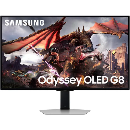 Samsung Odyssey OLED G8 - G80SD 32" 4K Monitor - Monitore mit beeindruckender 4K-Auflösung (3840 x 2160 Pixel) und lebendigen Farben für ein ultimatives Gaming- und Entertainment-Erlebnis.