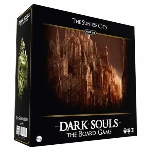 Dark Souls™: The Board Game - The Sunless City Core Set - Gesellschaftsspiel für 1-4 Spieler, kooperatives Abenteuer in der düsteren Welt von Lordran mit strategischem Teamplay und herausfordernden Gegnern.